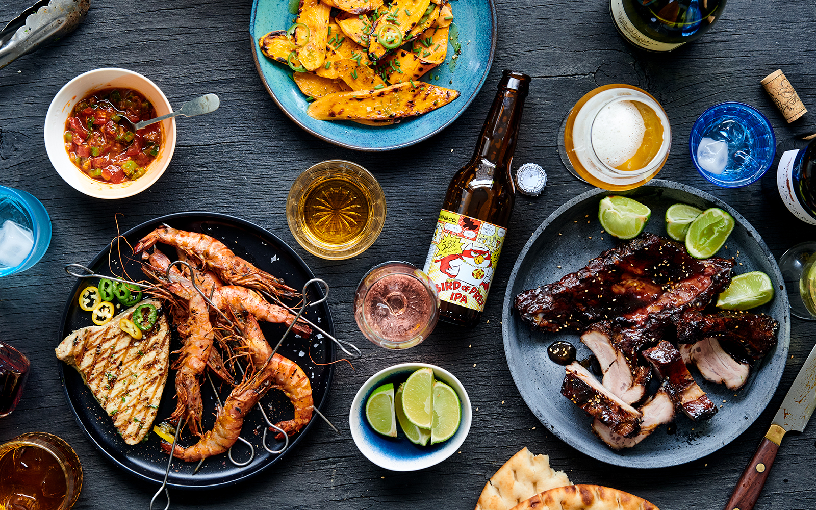 Food fotografie tapas gerechten in donkere sfeer 