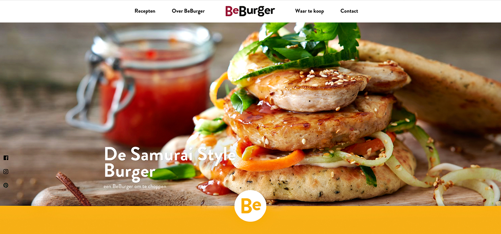 Reclamefotografie gestapelde burger