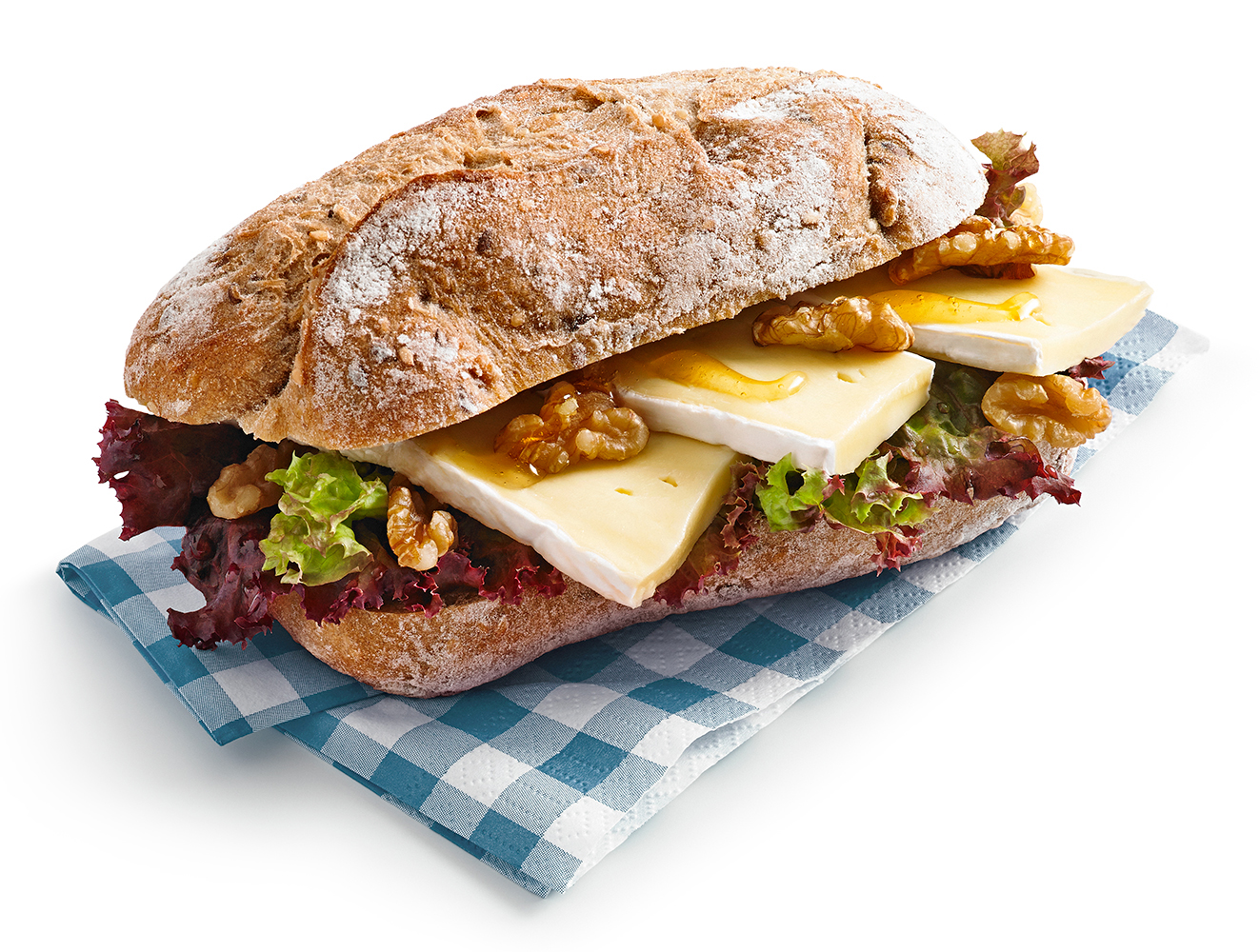 Reclamefotografie broodje brie honing