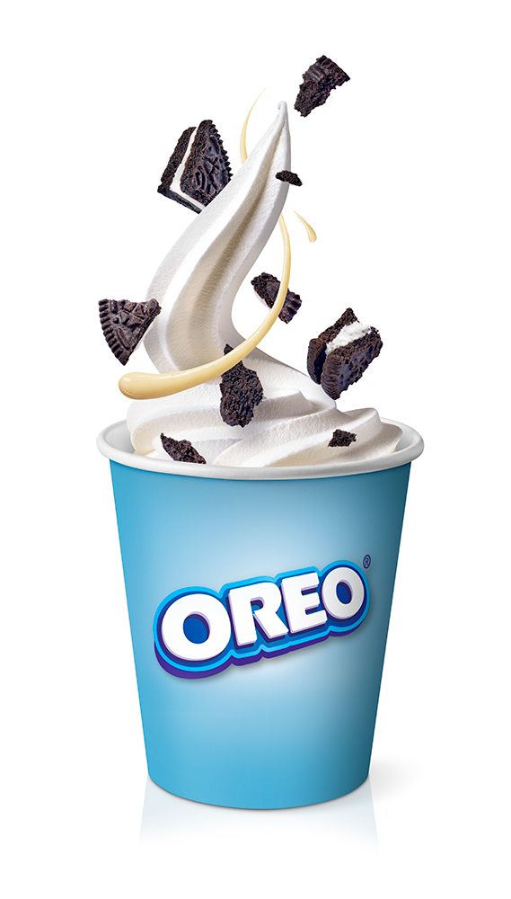 Reclamefotografie Oreo softijs