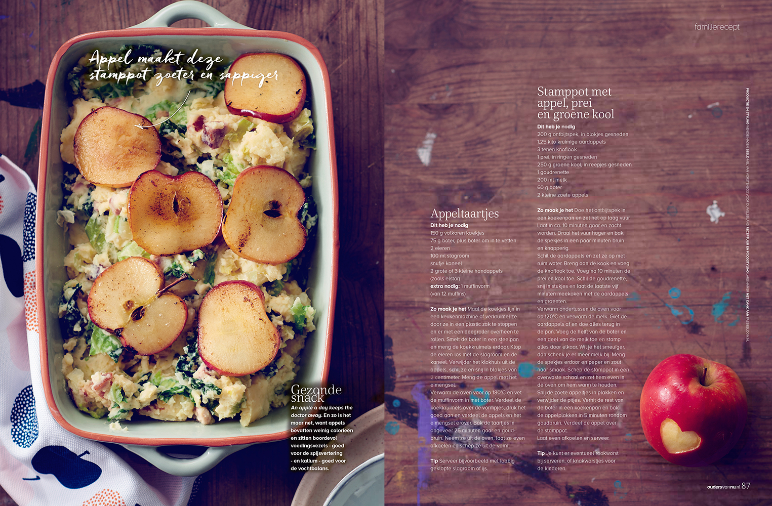 Lifestyle fotografie appelstamppot