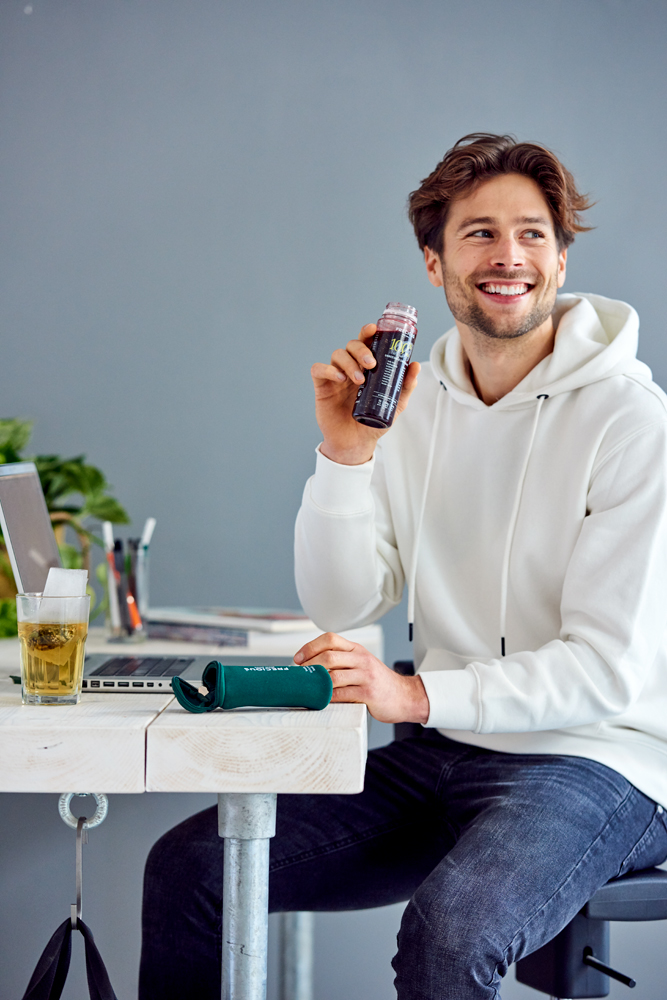 Lifestyle fotografie sapje tijdens werk