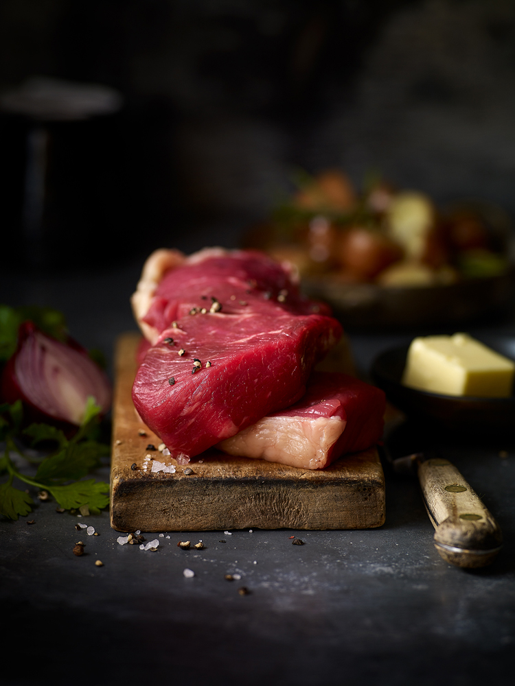 Food fotografie rauwe sucade op een plank