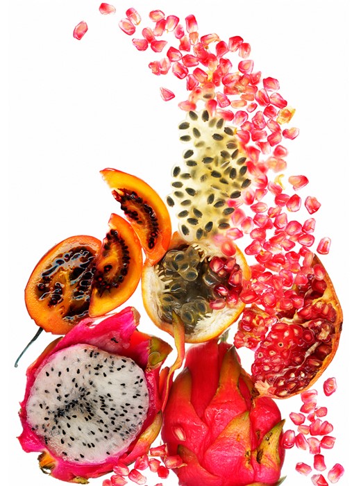 Foodfotografie funky fruit in kleurrijke sfeer  - bekijk ons portfolio