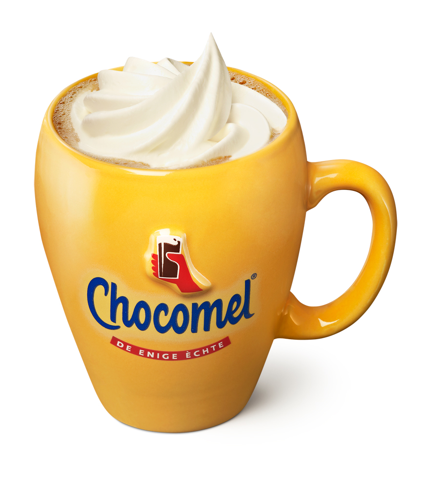 Reclamefotografie chocomel met slagroom