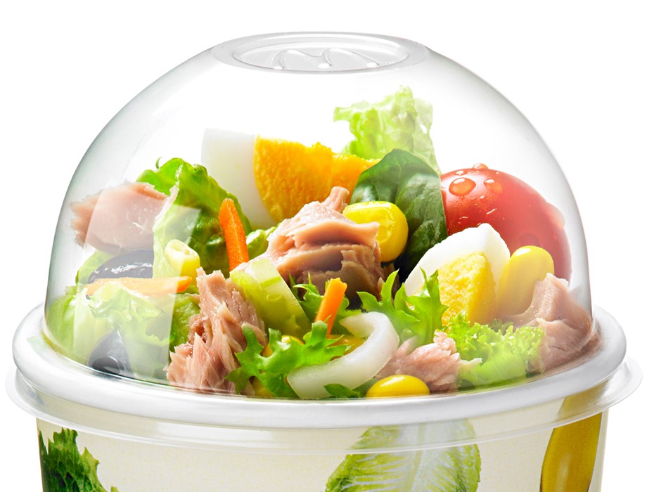 Reclamefotografie McDonalds saladebeker in lichte sfeer - bekijk ons portfolio