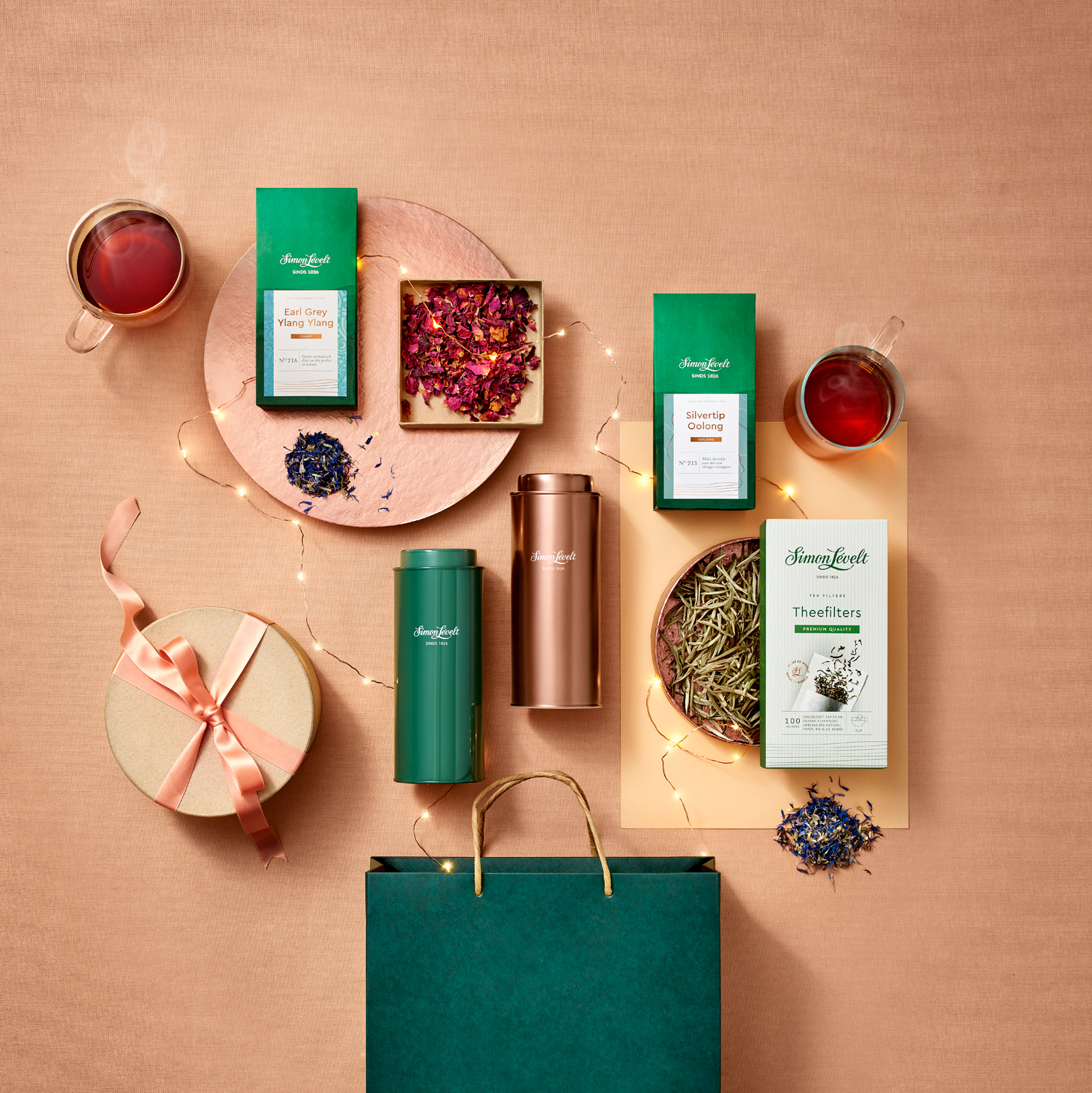 Reclamefotografie voor Simon Levelt cadeaupakketten