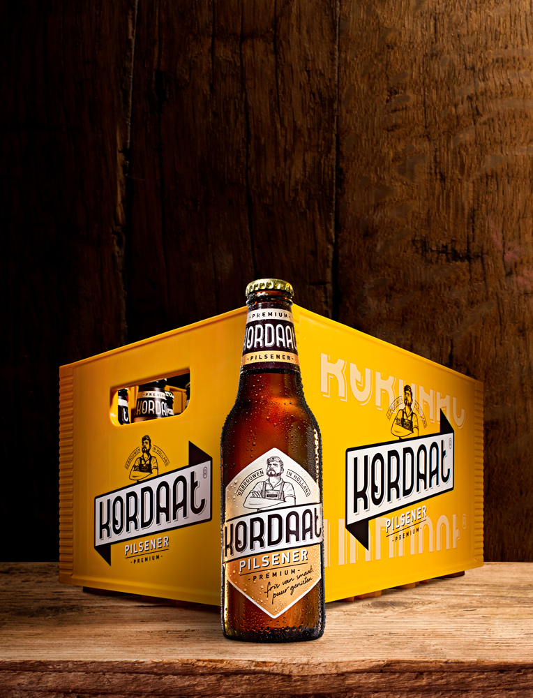 Reclamefotografie Kordaat bier en krat
