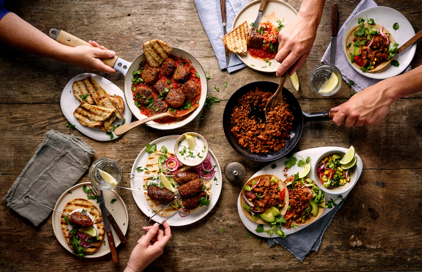 Food Fotografie Lifestyle Table De Vegatarische Slager Duivelseiland
